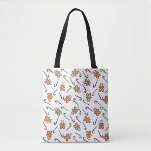 Gingerbread Skeleton Man Tote Bag
