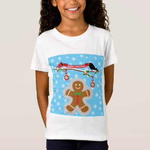 Gingerbread, Snowflakes and Birds T-Shirt