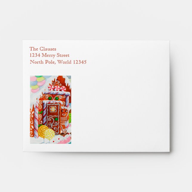 GINGERBREAD SURPRISE A2 Envelope (4.25x5.6 cards) (Front)