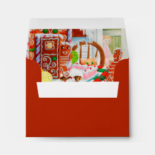 GINGERBREAD SURPRISE A2 Envelope II (note cards)
