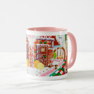 GINGERBREAD SURPRISE Pink Combo Mug