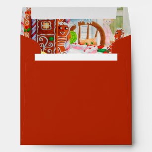 GINGERBREAD SURPRISE Square Envelope II 