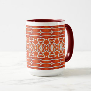 GINGERBREAD Tall Maroon Combo Mug