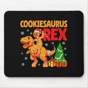 Gingerbread Trex Dinosaur For Christmas Gingerbrea Mouse Mat