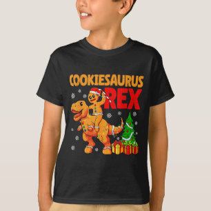 Gingerbread Trex Dinosaur For Christmas Gingerbrea T-Shirt