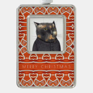 GINGERBREAD Vertical Framed Ornament