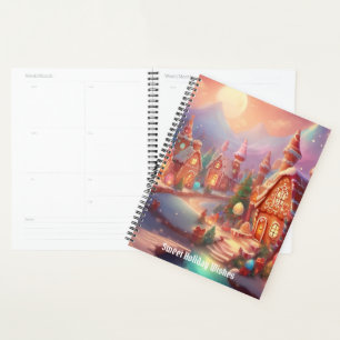 Gingerbread Village Calendar Planner