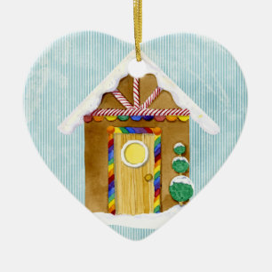 Gingerbread Village Cottages n People Ornament