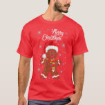 Gingerbread Wear Santa Hat Christmas Costume Cooki T-Shirt<br><div class="desc">Gingerbread Wear Santa Hat Christmas Costume Cookie Bakers  .</div>