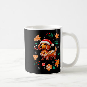 Gingerbread Weiner Dog Lover Dachshund Christmas C Coffee Mug