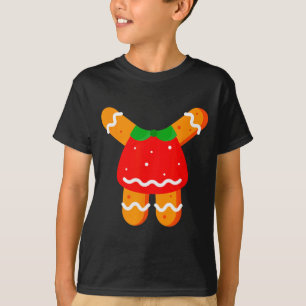 Gingerbread Women Girls Body Costume Halloween Or T-Shirt