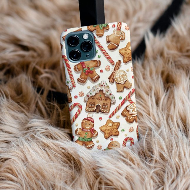 Gingerbread Wonderland Christmas Pattern | Festive Case-Mate iPhone Case (Creator Uploaded)