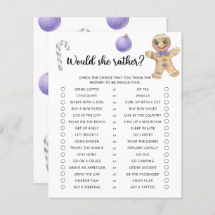 Gingerbread - Would she rather game