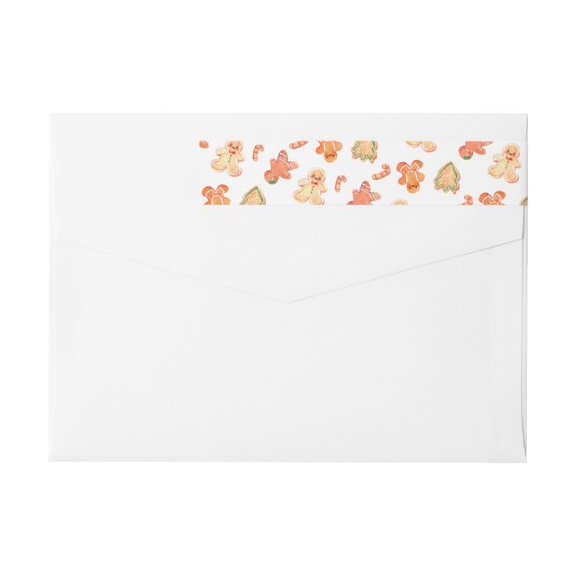 Gingerbread Wrap Around Label (Back)