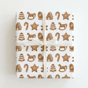 Gingerbread wrapping paper