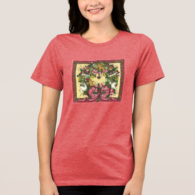 Gingerbread Wreath Shirt (Front)