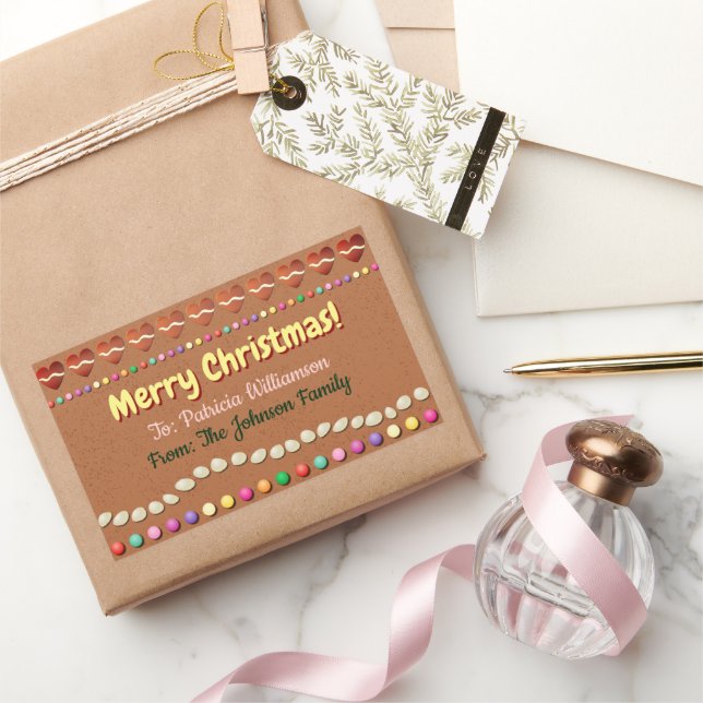 Gingerbread Xmas Gift Label (Gifting)