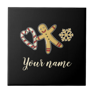 Gingerbreadman Love Tile