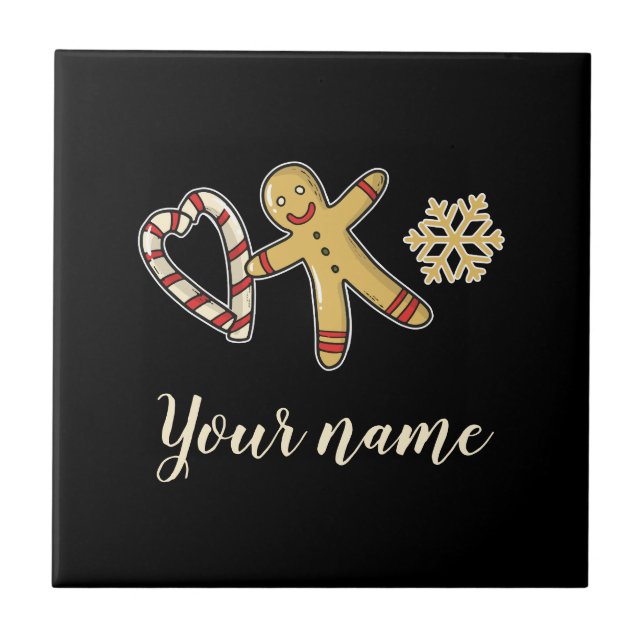 Gingerbreadman Love Tile (Front)