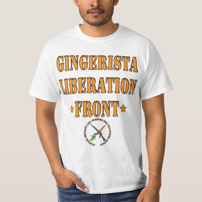 ¡Gingerista! T-Shirt (Front)