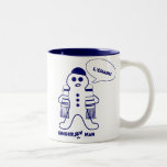 Gingerjew Man Two-Tone Coffee Mug<br><div class="desc">The perfect shirt for spreading holiday cheer! Who doesn't love a tasty Gingerjew Man?</div>