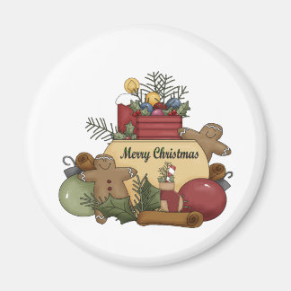 Gingerman Christmas Magnet