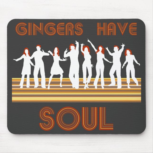 Gingers have Souls Train Mouse Mat (Front)