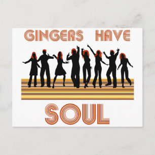 Gingers have Souls Train Postcard