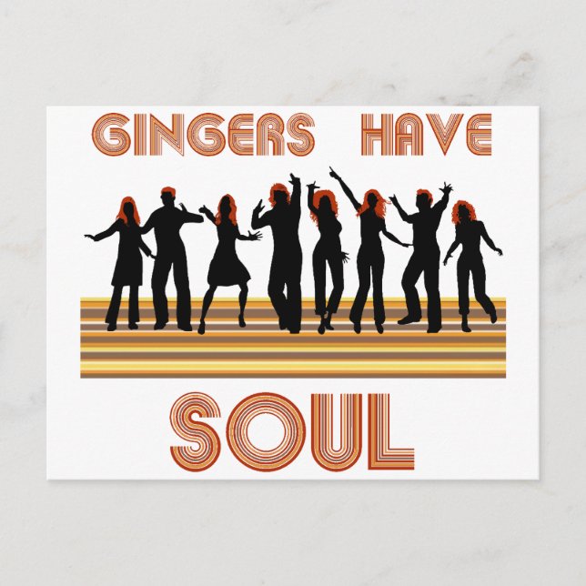 Gingers have Souls Train Postcard (Front)