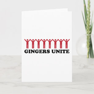 Gingers Unite Card