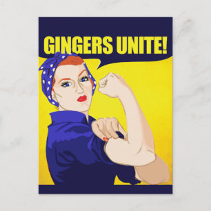 Gingers Unite Postcard