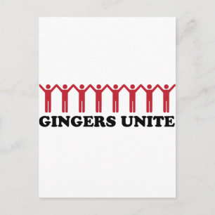 Gingers Unite Postcard