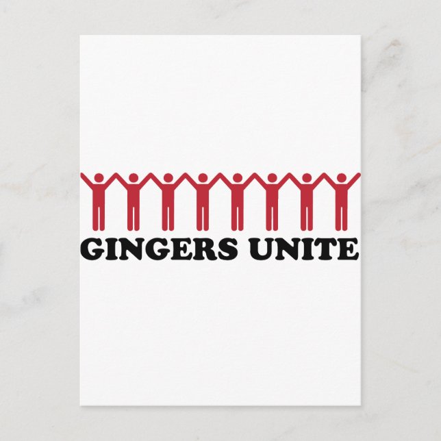 Gingers Unite Postcard (Front)