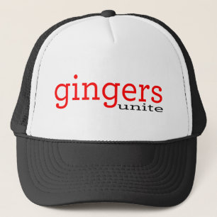 gingers unite trucker hat