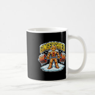Gingershred Funny Gingerbread Man Gym Bodybuilding Coffee Mug