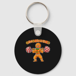 Gingershred Gingerbread Workout Pjs Christmas Xmas Key Ring