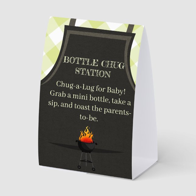 Gingham Bbq Baby shower  (Front)