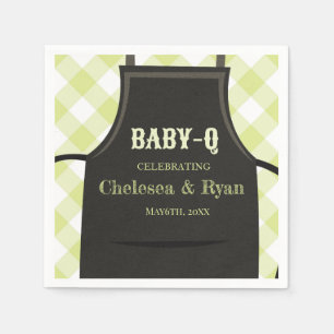 Gingham Bbq Baby shower Napkin