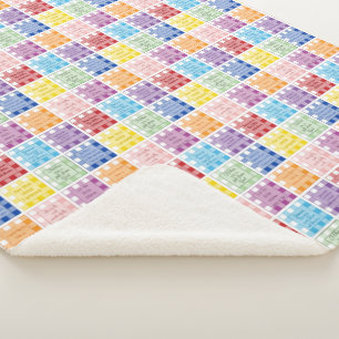 Gingham Bible verses about children babies   Sherpa Blanket
