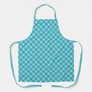Gingham Blue and White  Apron