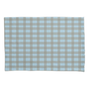 Gingham Blue Pillowcase