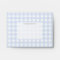 Gingham Blue Return Name Address Envelope