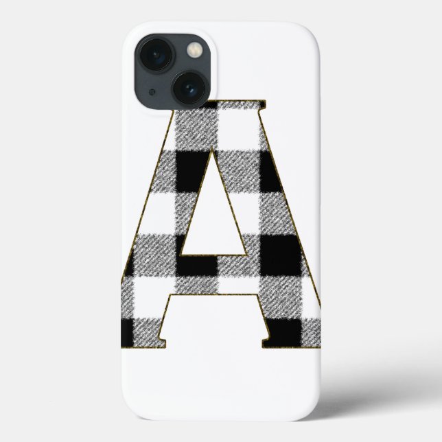 Gingham Check A Case-Mate iPhone Case (Back)