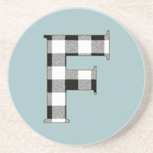 Gingham Check F Coaster