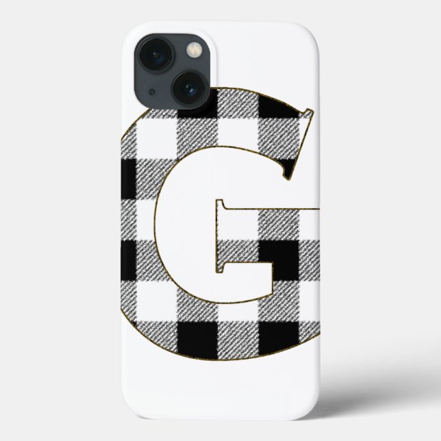 Gingham Check G Case-Mate iPhone Case (Back)