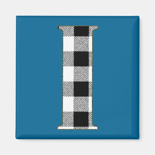 Gingham Check I Magnet (Front)
