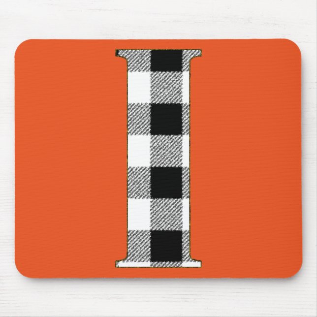 Gingham Check I Mouse Mat (Front)