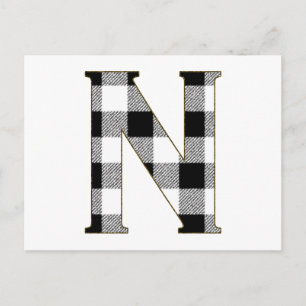Gingham Check N Postcard