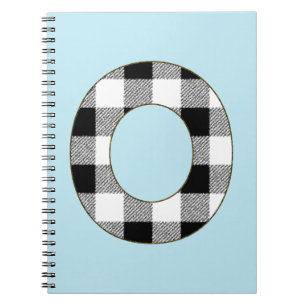 Gingham Check O Notebook