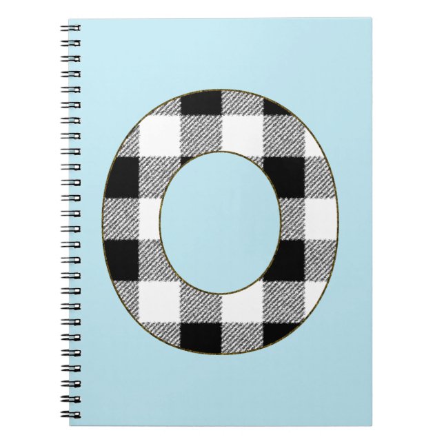 Gingham Check O Notebook (Front)